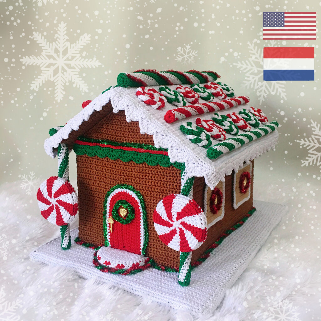 Crochet a Crafty Gingerbread House For The Holiday Season!