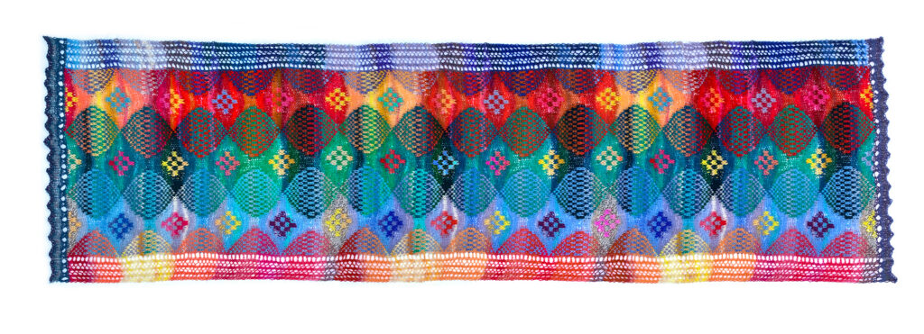 Knit a Shawl, Blanket, Scarf and More With 'Arabesque' by Kieran Foley