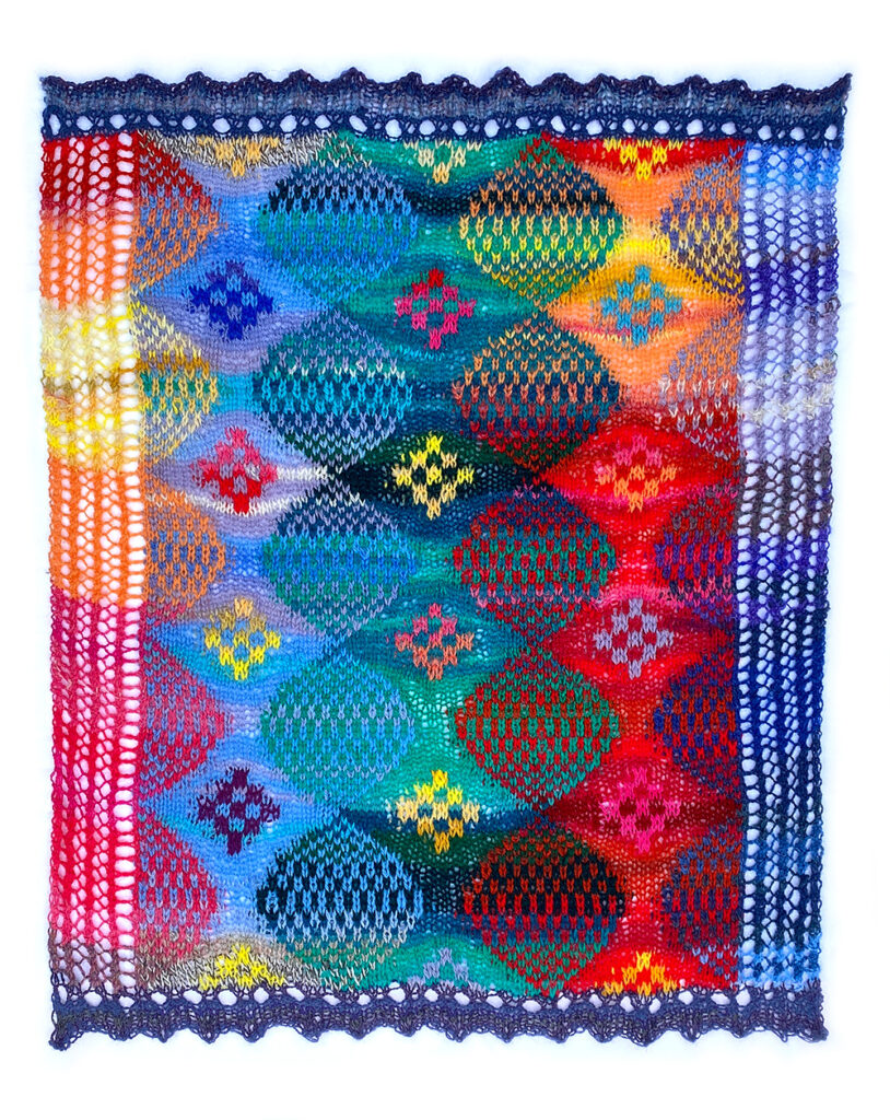 Knit a Shawl, Blanket, Scarf and More With 'Arabesque' by Kieran Foley