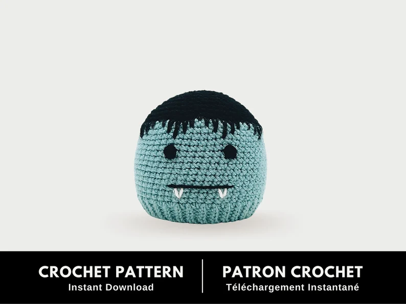 crochet patterns designed by Brigitte Labelle #crochet #halloween