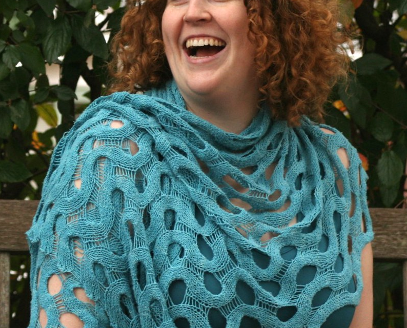 Free Pattern Alert … Knit an Airy ‘Summit’ Shawl Designed By Mandie Harrington