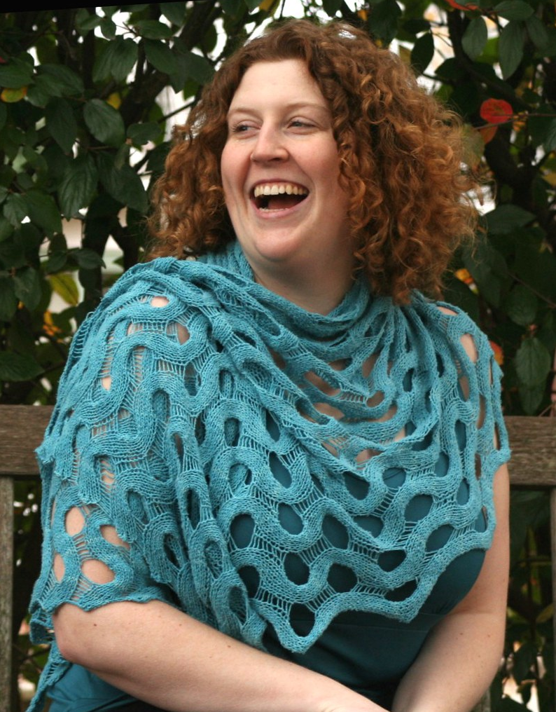 Free Pattern Alert ... Knit an Airy 'Summit' Shawl Designed By Mandie Harrington