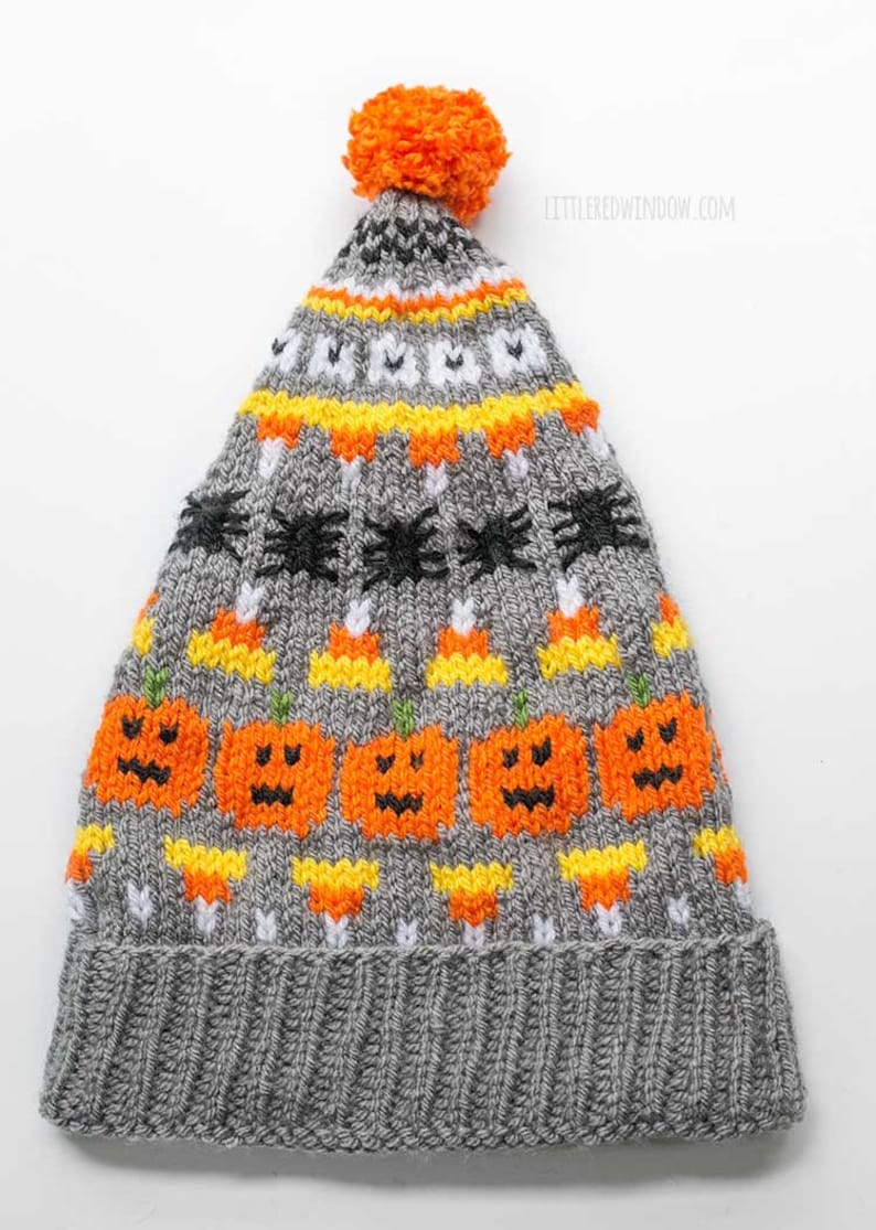 Halloween hats designed by Cassie May of Little Red Window #knitting #halloween