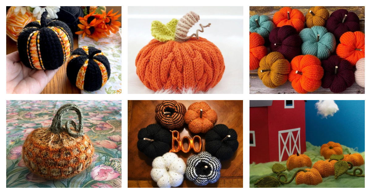 6 Playful Pumpkin Patterns For Knitters