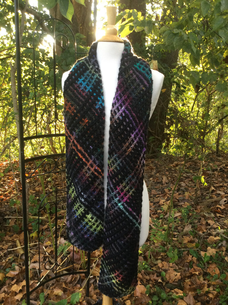 Now Casting On ... Frankie Alcorn's 'Plaid Slip Stitch Scarf' Pattern Is Next Level