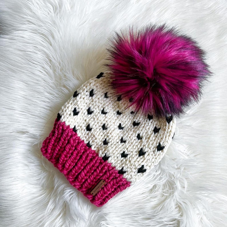 Knit a Dragonfruit Beanie ... Comes In Six Sizes!