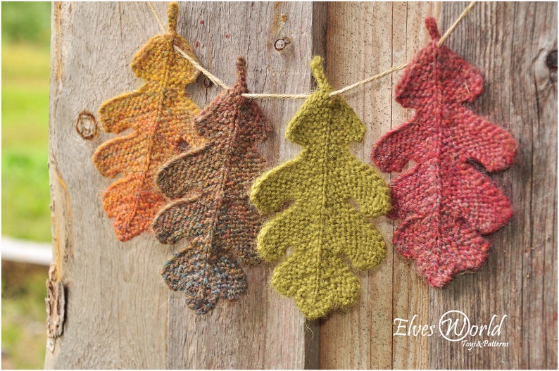 Autumn Leaves Collection For Knitters ... Gorgeous Leaf Motifs