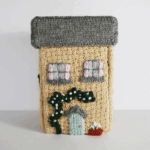 There’s a Big Surprise Inside Frankie Brown’s Knitted Christmas House / Advent Calendar … Free Pattern!