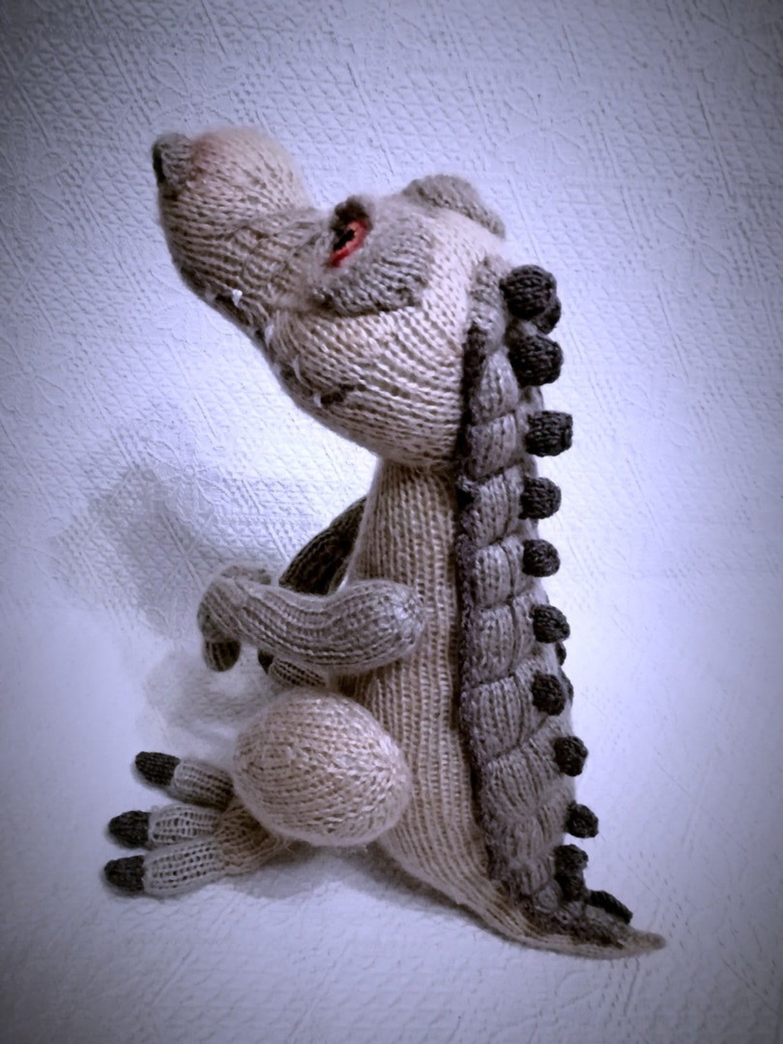 Knit a Rudy The Baryonyx Dinosaur From Ice Age