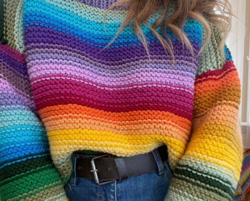 Designed By RainbowFolk, ‘Joy’ Could Be Your First Knit Sweater … If You Want It.