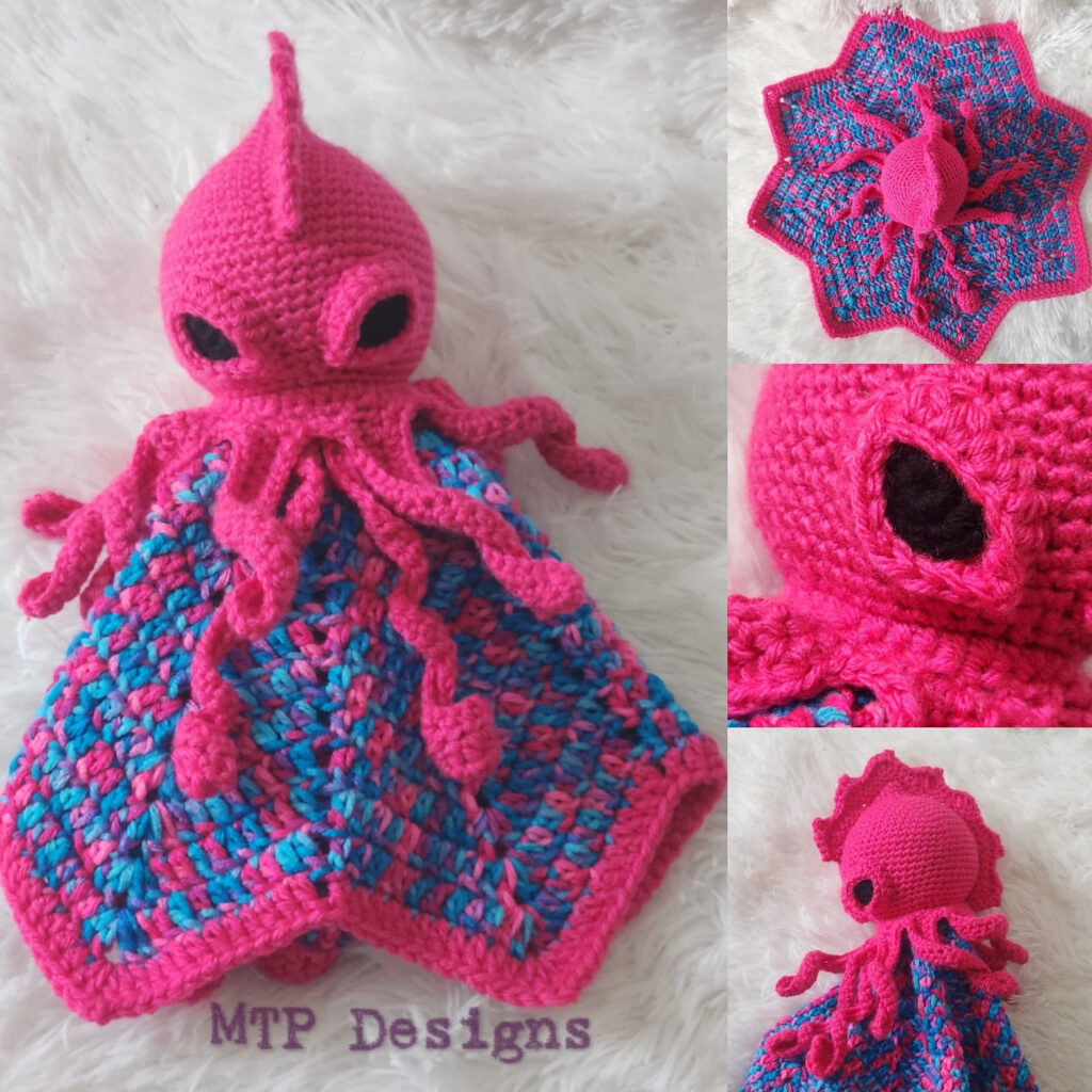 Crochet Baby's First Kraken, Pattern Designed By Lizzie Livett-Buchanan
