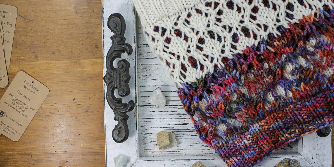 Knit a Crystalline Cowl Designed By Liz Capik