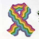 Crochet a Ripple Scarf for Kids … It’s Cute, Quick & Easy!