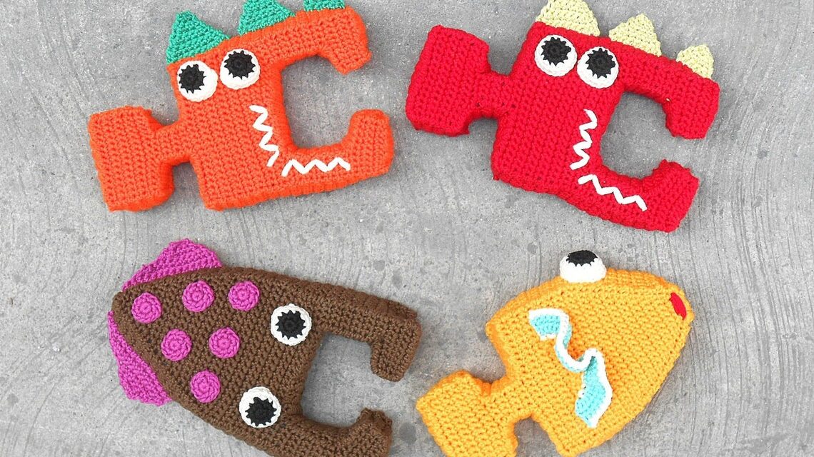 Super Cool Sea Creature Puzzle To Crochet For A Wee One In Your Life