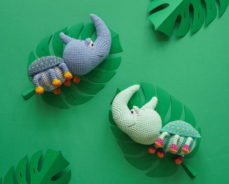 amigurumi patterns designed by Aquariwool #crochet #amihurumi