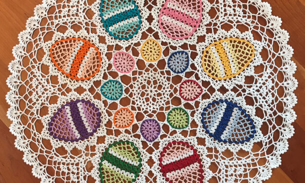 Crochet An Easter Egg Centerpiece Designed By Emma Garside