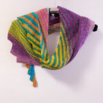 Knit a Jaunty ‘Scala Scarf’ Designed By Eunice Jung