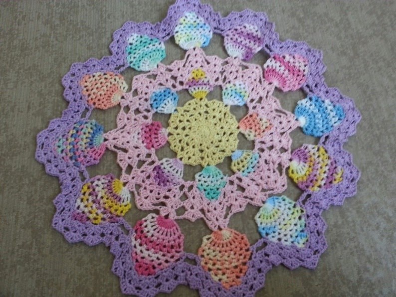 It's The Right Time To Crochet An Easter Egg Doily Centerpiece - 4 Designs!