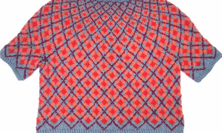 Knit an Argyle Tee Designed By Claire McLean – It’s An Optical Delight!