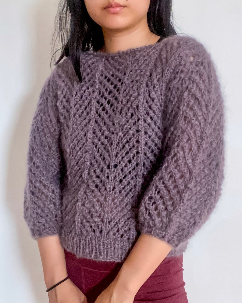 Take Your Mind Off Things, Knit a 'To Be So Lonely Sweater' With This Pattern From Kara Eng
