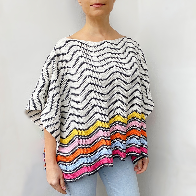 Crochet An Ibiza Ripples Poncho ... Great Look For Spring!