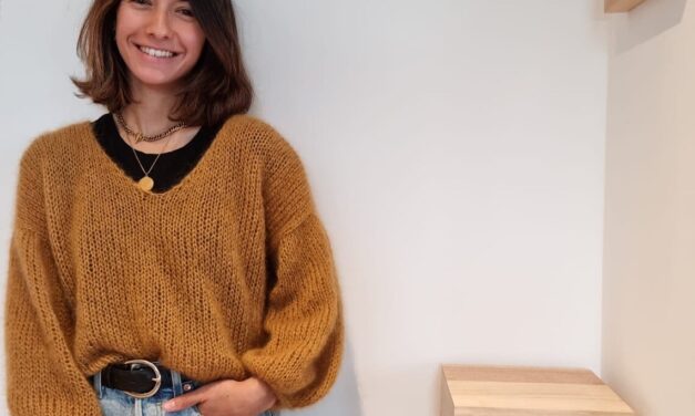 Knit a Casual Jumper Sweater Made With Mohair
