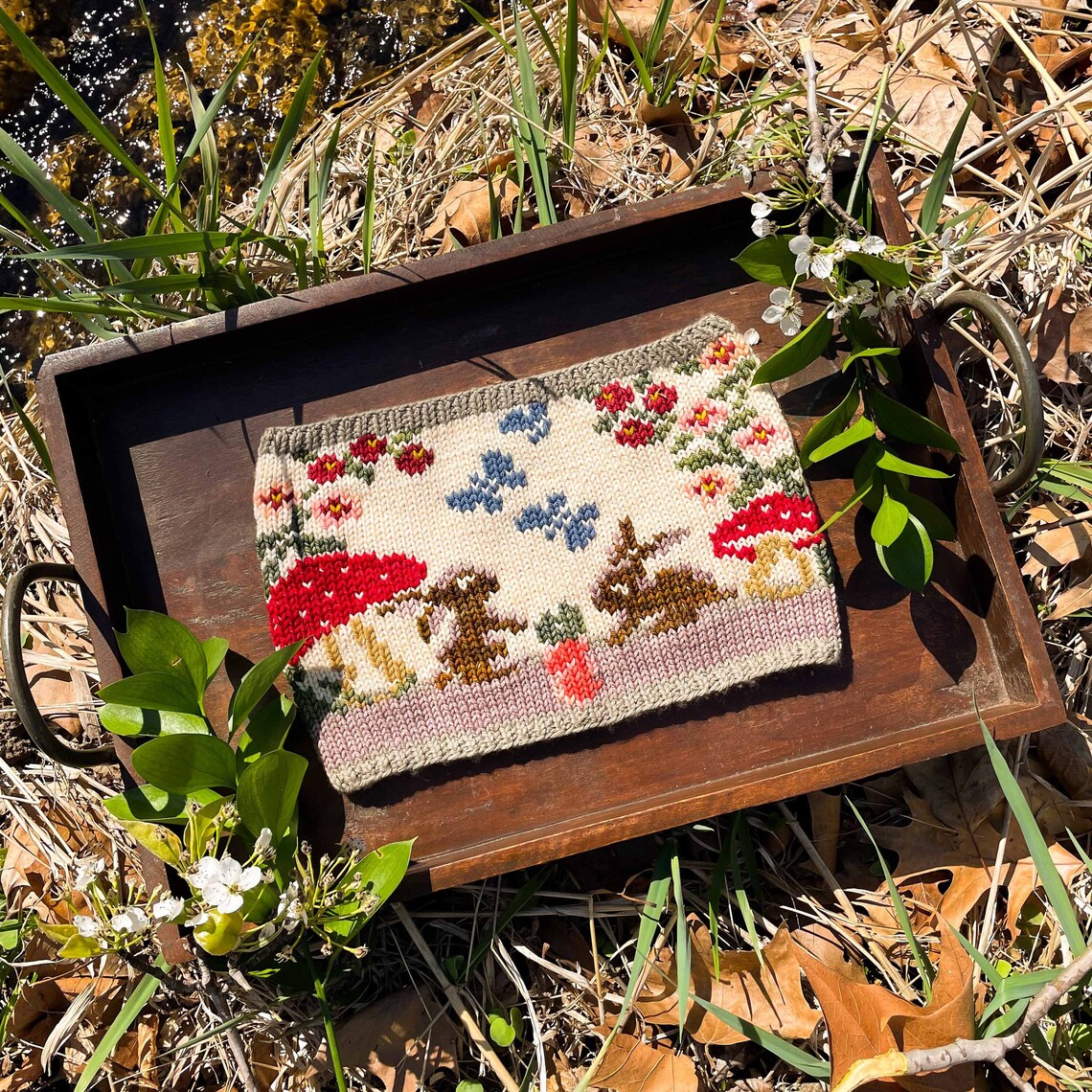 Pattern To Knit A Colorful Bunny Cowl For Spring