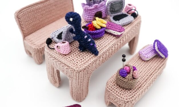 Incredible Doll House Miniatures For Crocheters – Laundry & Living Room – With a Ton Of Teeny Tiny Accessories For Maximum Fun