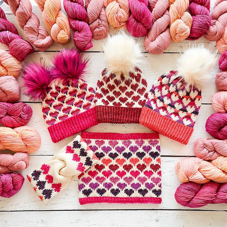 knit patterns designed by Noemi Zimmer for Jacki Bean #knitting