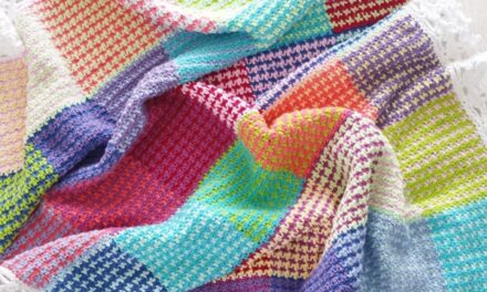 Crochet a Colorful Washburn Throw, A Unique Designed By Felted Button