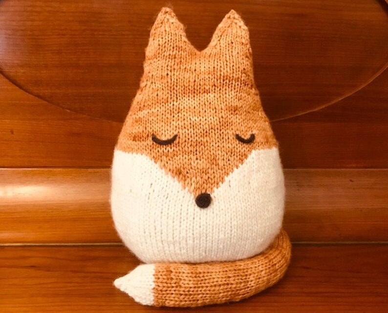 Knit Your Own Felix The Fox and Pickles The Cat … Easy Knits & Great Gifts!
