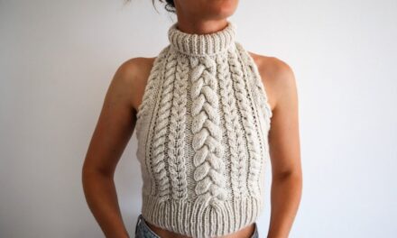 ‘Copious Cables’ Might Be The Perfect Cable Knit Halter Top Pattern
