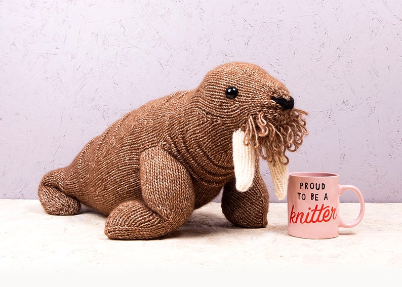 Knit a Walrus ... Fab Knit Amigurumi Design By Louise Walker of Sincerely Louise