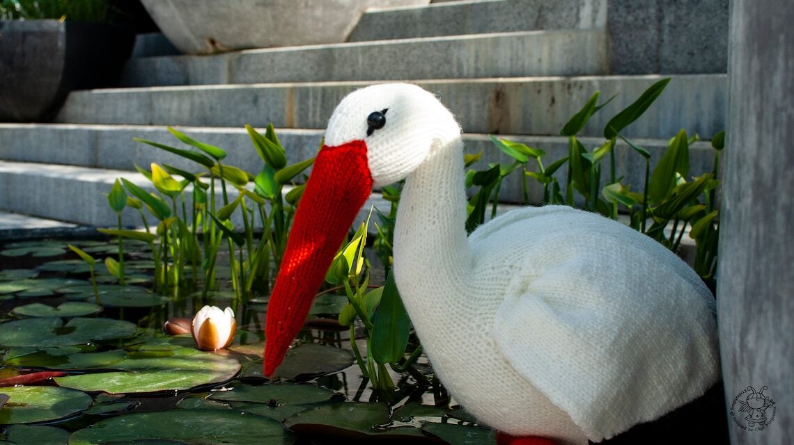 Knit a Big Stork Designed By Olga Morgunova of Simply Toys 13
