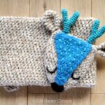 HappyCoridon’s 3D Crochet Sleepy Deer Scarf Pattern – Unique for Gifting!