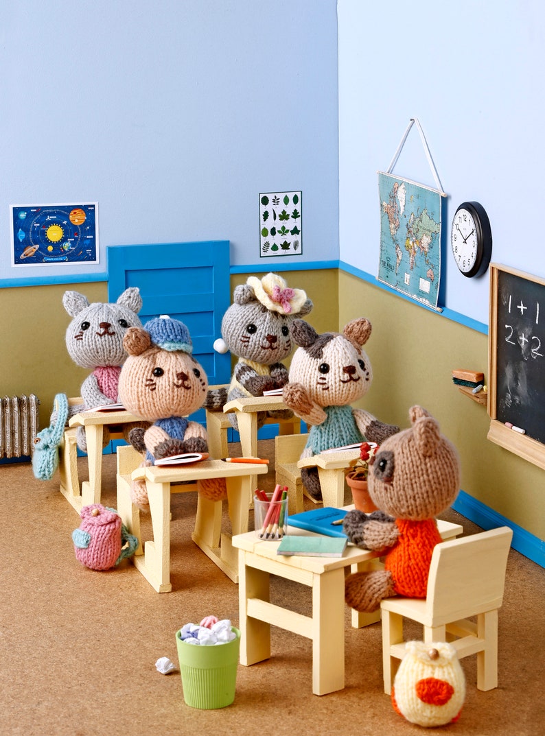 Cat School's In For Summer! Knit These Five Sweet Kitty Amigurumi ...