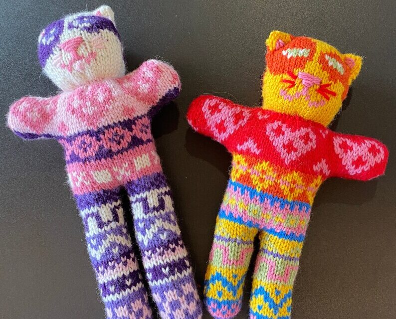 Every Day Can Be Caturday With This Cute Fair Isle Kitty-Cat Softy Amigurumi