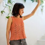Hey Knitters, Esti Juango’s Lively Lace ‘Goxo Tee’ Is A Great Warm Weather Make!