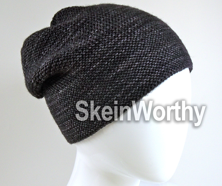 Say Hello To This Goregous Garter Stitch Slouchy Hat