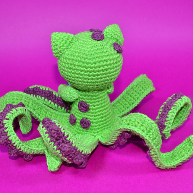 Check Out This Fun 'Kritten the Kitty Kraken' Crochet Pattern By Floofs and Things
