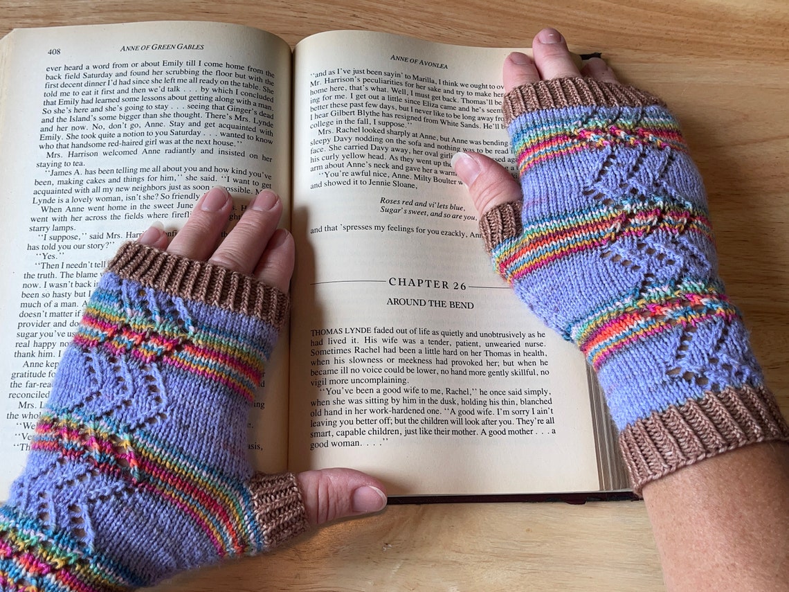 Make Bold Choices With Color When You Knit A Pair Of Echo Lodge Mitts OR Socks!