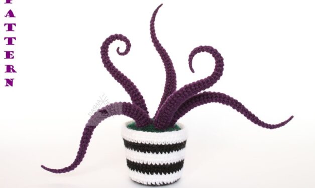 Enchanting Halloween Patterns For Crocheters … How About a Purple Succulent? Absolutely!