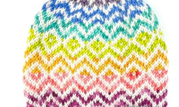 Knit a Colorful Kismet Hat Designed By Shaina Bilow