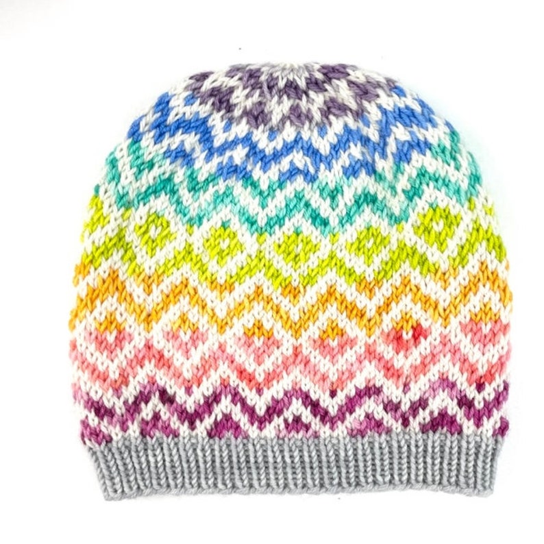 Knit a Colorful Kismet Hat Designed By Shaina Bilow