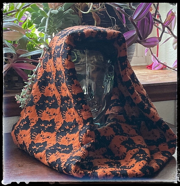 Knitters, You’re Going To Adore This Crazy Cat Lady Cowl, It’s Purrrrfect For Spooky Season!