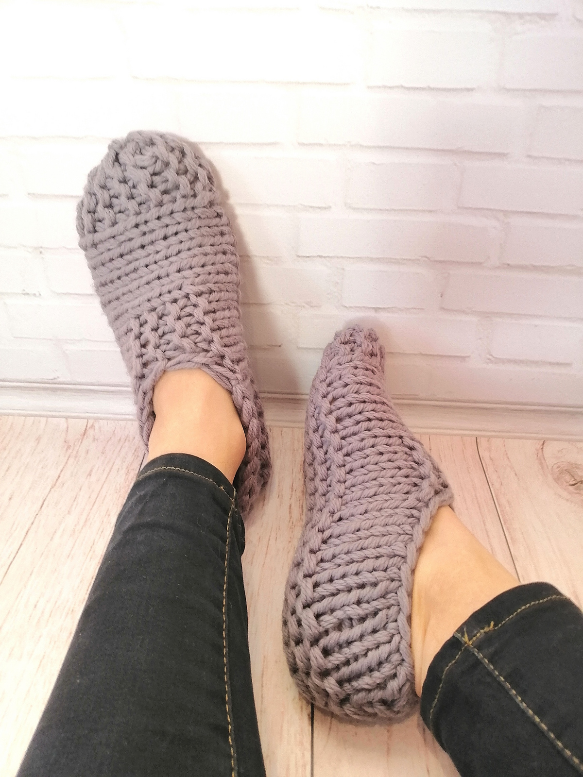 Move Over Sweater Weather ... How About Knitting A Pair Of These Cozy Slippers!