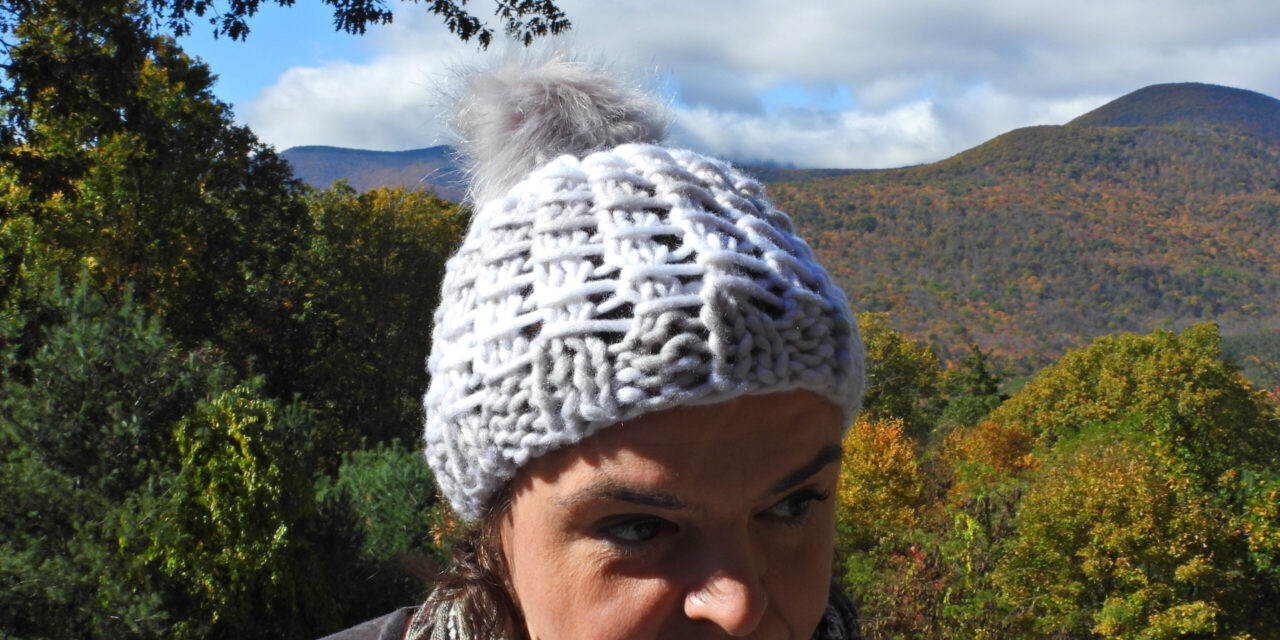 Easy Loose-Knit Slip Stitch Beanie Pattern For Knitters – Less Than One Hour To Make!