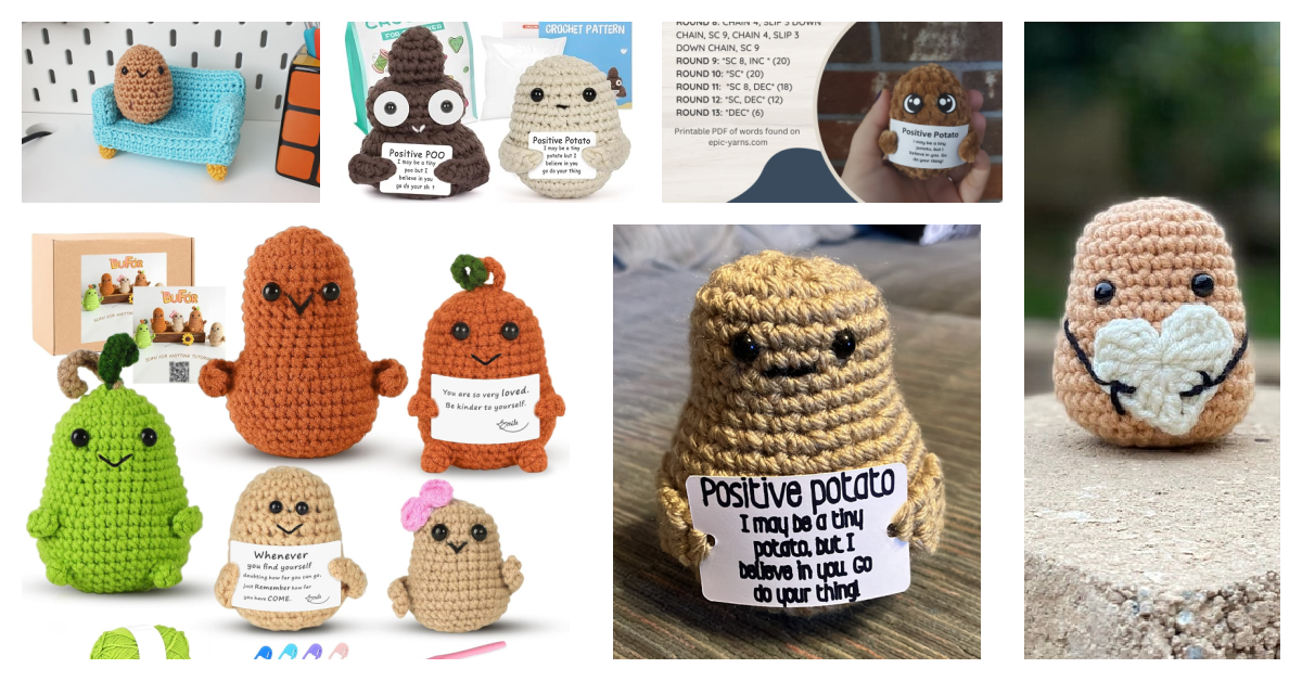 Amigurumi - Emotional Support Potato Crochet Pattern