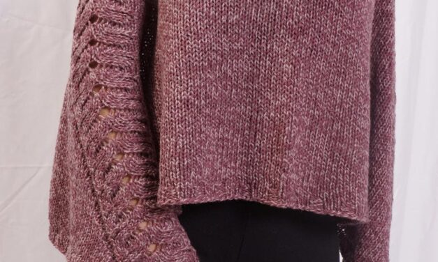 ‘Tis The Season … Knit a Stylish Poncho With Fluke Pattern