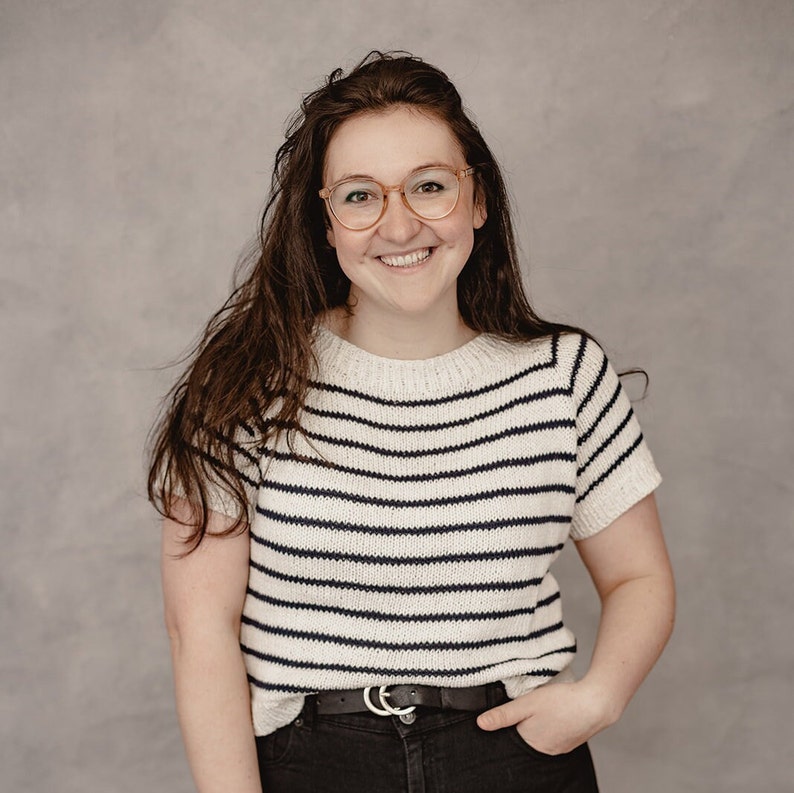 Rebecca Clow's Super Cute Tolsta Tee Pattern For Knitters
